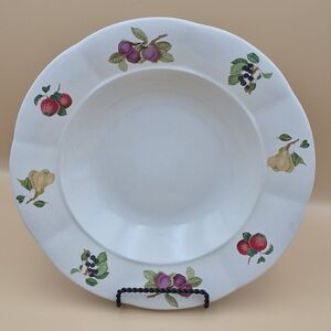 Gibson Grove Fruit Design Soup Bowl 9.25" *Mint